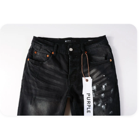 Bold Purple Streetwear Jeans